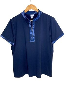 Chico’s Zenergy Navy Golf Polo